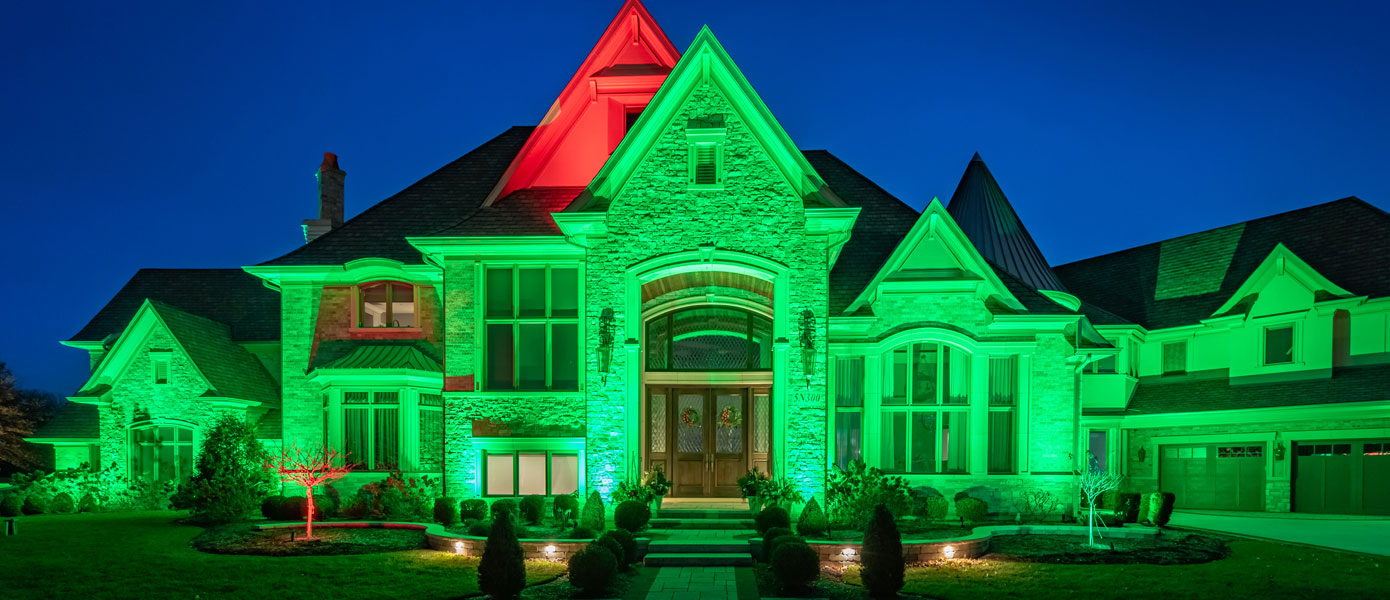 permanent roofline lighting in Hoffman Estates